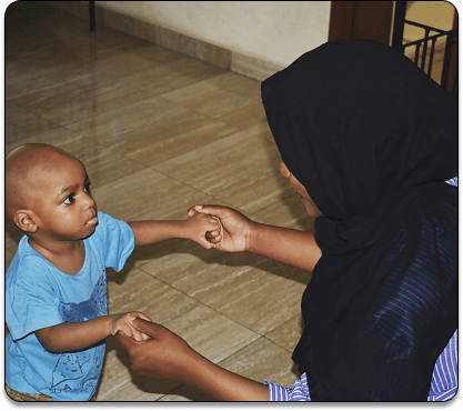 Mother and child healthcare - Mother interacting with a young child